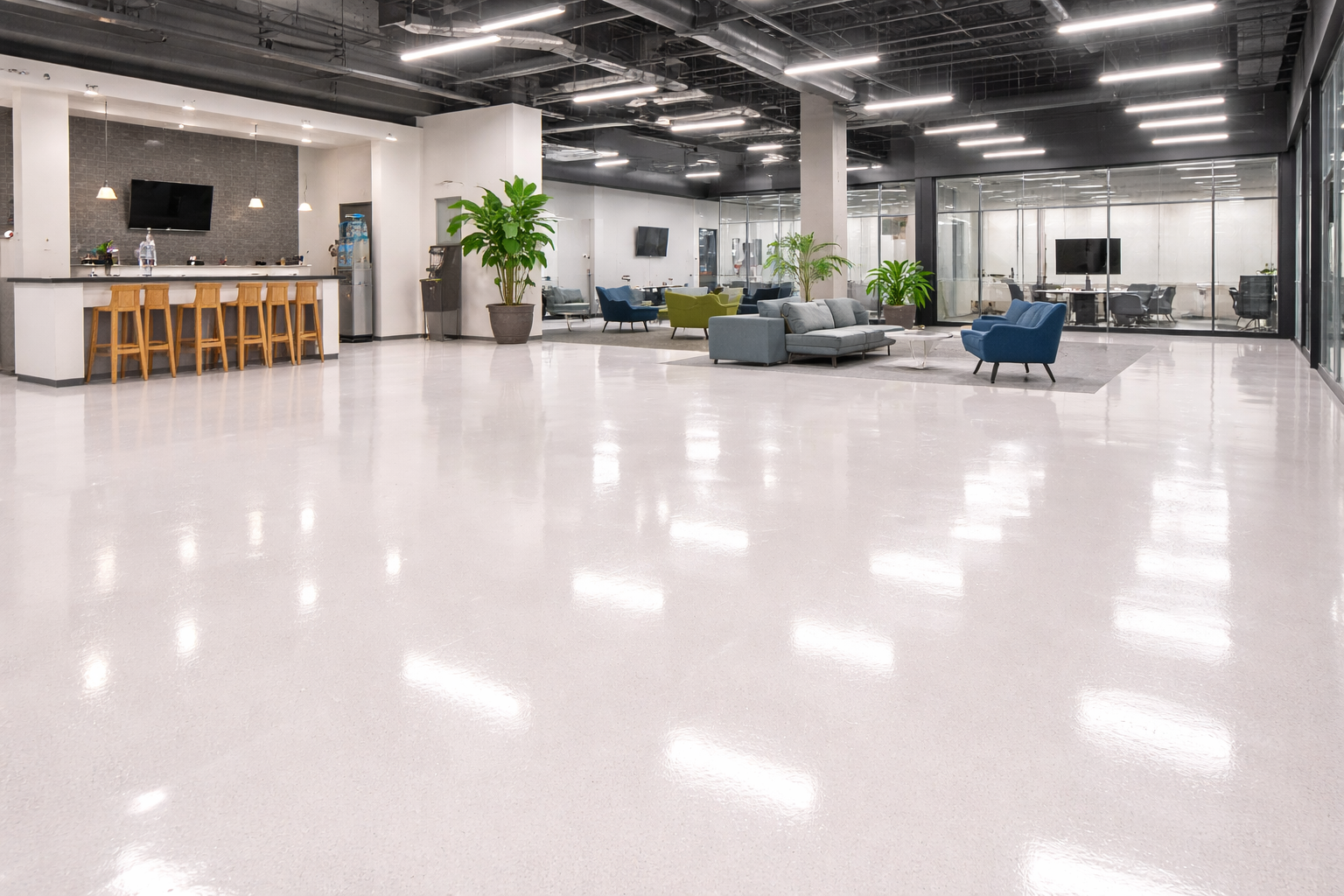 seamless epoxy flooring